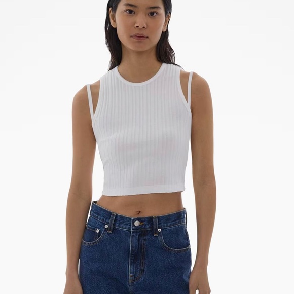 HELMUT LANG RIB MUSCLE TANK - Picture 1 of 2